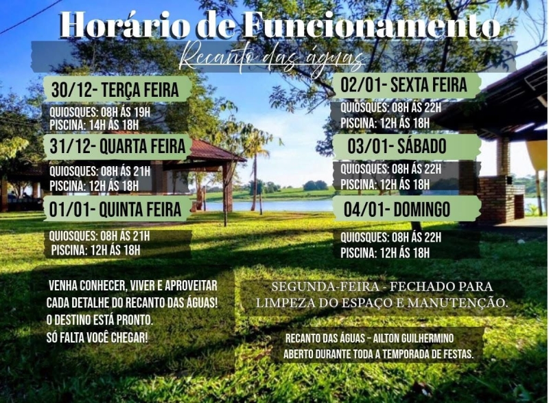 Noticia quiosques-publicos---recanto-das-aguas---ailton-guilhermino